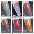 CCO Nail Art broken diamond gel Colored UV Gel Nail